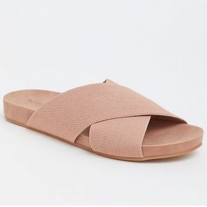 MAUVE STRETCH SLIDE (WIDE WIDTH)